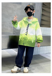 <span class=keywords><strong>Veste</strong></span> <span class=keywords><strong>fine</strong></span> en fibre de polyester imprimée pour garçons, fermeture éclair, design bicolore, pour vêtements décontractés pour enfants, <span class=keywords><strong>veste</strong></span> <span class=keywords><strong>fine</strong></span> pour garçons - Product Image 3