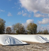Sacs de silo à ensilage sur mesure de 8, 9, 10 et 12 pieds de diamètre, sacs en plastique agricoles à 5 couches pour le stockage de l'ensilage de maïs