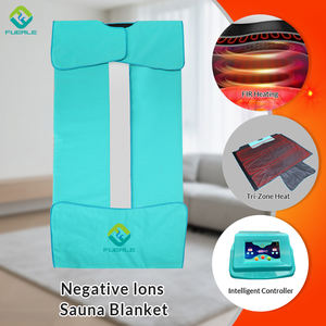 Портативное инфракрасное одеяло-сауна с отрицательными ионами для дома, водонепроницаемое, складное, с 3 зонами нагрева - Product Image 1