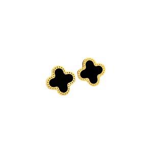 Pendientes de Trébol con Carcasa de Acero Inoxidable, Estilo Minimalista y Moderno, Pendientes Unisex, Joyería Elegante para Banquetes - Product Image 4