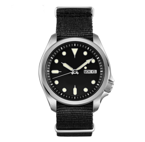 NH35-reloj mecánico automático de acero inoxidable para hombre, reloj de pulsera personalizado de lujo Simple a la moda, <span class=keywords><strong>precio</strong></span> barato, 8215 - Product Image 1