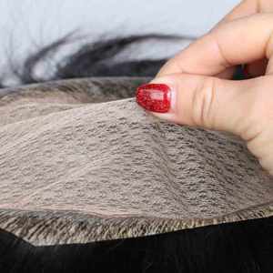 Parrucchino in Veri <span class=keywords><strong>Capelli</strong></span> Umani per <span class=keywords><strong>Uomo</strong></span>, Varie Taglie, <span class=keywords><strong>Capelli</strong></span> Remy di Grado Superiore con Base in Seta, Tipo di <span class=keywords><strong>Capelli</strong></span> Cinesi - Product Image 3