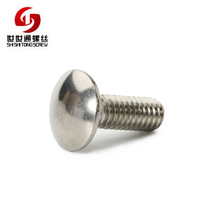 Acero inoxidable 316 <span class=keywords><strong>perno</strong></span> 304 carro <span class=keywords><strong>M6</strong></span> a M8 DIN603 manchas - Product Image 3