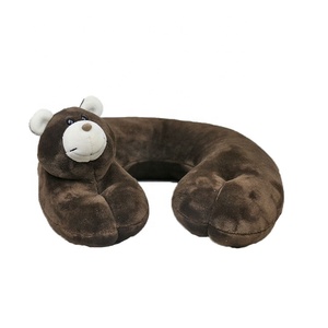 Tierform U-förmiges Teddybär-Nacken kissen Travel Driving Office Komfortables Memory-Nacken kissen - Product Image 2