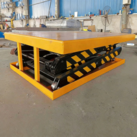 Table élévatrice à ciseaux stationnaire, certifiée AC, hydraulique électrique, gain de place, installation facile, pour usine et entrepôt