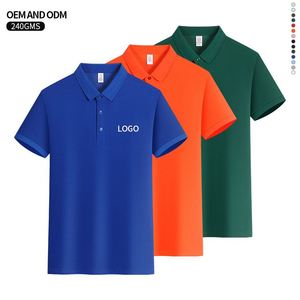 เสื้อโปโลผู้ชายผ้าคอตตอนหนานุ่ม สั่งทำแบรนด์ส่วนตัว ระบายอากาศได้ดี แห้งเร็ว ซับเหงื่อ ใส่สบาย - Product Image 2