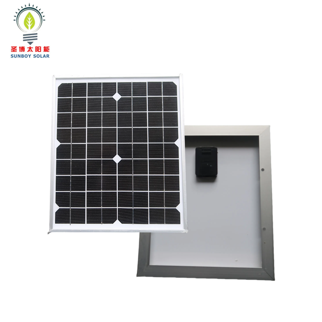 Custom 10W Perc Half-Cell Glass Solar Module Small Solar Panels for Roof Application with 5V-36V Power Output DC 10W
