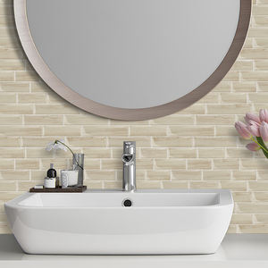 Mármol 3D vinilo pared azulejo pegatina Peel and Stick autoadhesivo impermeable Splashback Stick en azulejo calcomanías para <span class=keywords><strong>cocina</strong></span> Baño - Product Image 5