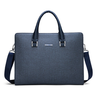 Sac de travail souple en cuir PU marron pour homme, vente en gros, provenant d'un fournisseur chinois