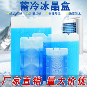 Ensemble de blocs de glace réutilisables, coussin rafraîchissant pour la conservation des aliments pour animaux de compagnie, stockage à froid isolé, bleu - Product Image 4