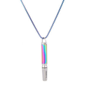 Alat Pernapasan Sadar Tanpa Asap, Alternatif Vape untuk Menghilangkan Kecemasan, Kalung Inhaler Tanpa Asap dari Baja Anti Karat - Product Image 2