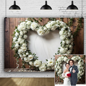 Sfondo a forma di cuore per matrimoni, fidanzamento, festa di compleanno - Product Image 2