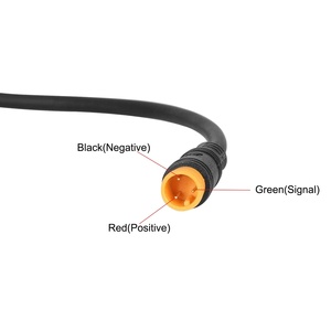 <b>12V</b> to 72V Five Star Accelerator Handle Twist Throttle For Electric Bicycle Right Hand Waterproof <b>Plug</b> <b>12V</b> to 72V Throttle Grip - Product Image 6