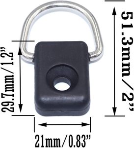 หัวเข็มขัดแบบดี จำนวนหลายชิ้น ปุ่มพิเศษสำหรับพนักพิงเรือคายัค อุปกรณ์เสริมเรือคายัค - Product Image 2