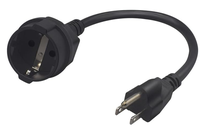 Câble d'alimentation secteur UK Standard 13A Fuse BS1363 Plug to Eu Schuko Cee 7/7 Female Socket Ac Power Supply Cord Power Cords Extension Cords