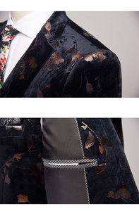 Costume Décontracté de Luxe pour Homme, Tenue de Soirée Élégante, Coupe Slim, Trois Pièces, pour Bureau et Fêtes - Product Image 4