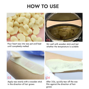 Gratis sampel manik-manik lilin Penghilang rambut pasokan langsung pabrik lilin kacang keras Depilatory OEM untuk perawatan kulit - Product Image 3