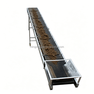 Aangepaste draagbare opvouwbare transportband voor grind, aarde en zand met verstelbare hoogte - Product Image 2