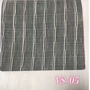 Tela <span class=keywords><strong>de</strong></span> cortina transparente a rayas <span class=keywords><strong>con</strong></span> ribete <span class=keywords><strong>de</strong></span> encaje orgánico para sala <span class=keywords><strong>de</strong></span> estar - Product Image 3