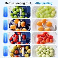 NIEUW Huishoudelijke kleine fruit- en groenteschilmachine Automatische elektrische druivenschilmachine