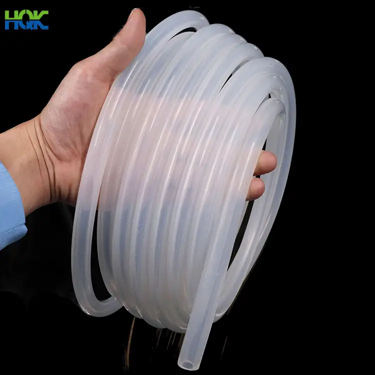 Tubo in Silicone per uso alimentare tubi trasparenti in gomma siliconica trasparente ad alta elasticità vulcanizzata platino