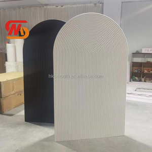 SMOOTH Decoration Supply Round White Acrylic <b>Backdrop</b> Party Arch Pvc Background for Wedding - Product Image 3