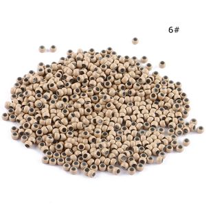 Nano anneaux doublés en <span class=keywords><strong>silicone</strong></span>, très petits, pour extensions de cheveux, i-tip - Product Image 2