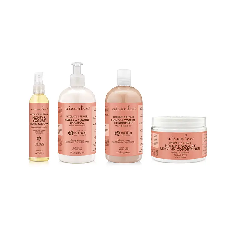 Kit de soins pour cheveux, ensemble de shampooing et de climatiseur transparent, eau nourrissante 100%, Mokeru, couleur de riz, offre spéciale