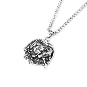 Nuevo Collar con Colgante de Runas Vikingas Nórdicas de Acero Inoxidable 316L, Modelo 2026, con Búho Dorado, Estilo Vintage, Inspiración Nórdica - Product Image 4