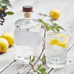 Shanghai Linlang-botella de cristal personalizada con forma de <span class=keywords><strong>corazón</strong></span>, botella de <span class=keywords><strong>tequila</strong></span> azul - Product Image 3