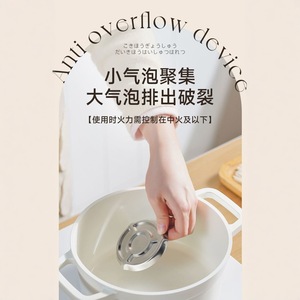 Couvercle de casserole anti-débordement en acier inoxydable pour la cuisson de soupes de nouilles, matériau 304, facile à nettoyer - Product Image 2