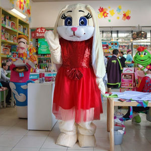 यूनिसेक्स वयस्क कस्टम बुनी पोशाक अद्वितीय पशु खरगोश शुभंकर कोस्प्ले आउटफिट होलिन पांडा के लिए - Product Image 5