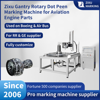 Machine de marquage par poinçonnage à portique standard 140*80mm, 2400W, avec rotation à 360 degrés pour le marquage grand format de codes QR et de données