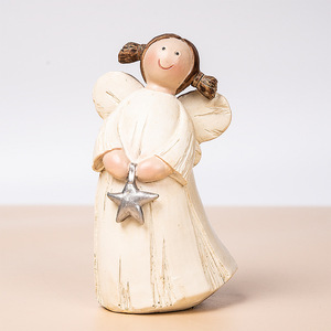 Statuette de gardien mignonne de style européen, esprit de <span class=keywords><strong>dessin</strong></span> <span class=keywords><strong>animé</strong></span> transfrontalier, accessoires cadeaux de remise de diplôme, ornements en résine pour la maison - Product Image 6