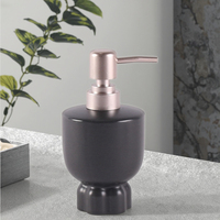 Ensemble d'accessoires de salle de bain en céramique en forme de bouquet de fleurs, distributeur de savon écologique simple et moderne, 1 pièce