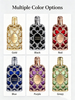 Parfum personnalisé pour hommes et femmes arabes, vente chaude Dubaï Moyen-Orient Vietnam, flacon en cristal rouge dégradé, étiquette privée OEM ODM personnalisée