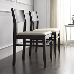 Chaise de salle à manger en bois massif empilable vintage <span class=keywords><strong>scandinave</strong></span> du milieu du siècle avec revêtement en cuir, mobilier durable pour la maison - Product Image 3