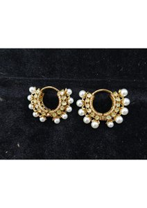 Pendientes de Perlas con Baño de Oro de Primera Calidad para Mujer, Joyería de Moda, Diseño Ligero para Uso Diario y Bodas - Product Image 3