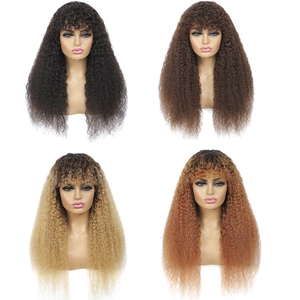 วิกผมคนตรงแบบถักจากน้ำผึ้งสีบลอนด์,วิกผมเรมี่สไตล์บราซิลสำหรับผู้หญิง - Product Image 4