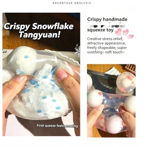 Jouet anti-stress moulable en forme de boule de dumpling, croustillant et moelleux, à base d'huile de coco et de <span class=keywords><strong>vaseline</strong></span>, pour le bureau - Product Image 2