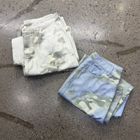 Jean baggy pour homme imprimé camouflage Y2K, coupe oversize, jambe large, denim streetwear, fermeture boutonnée