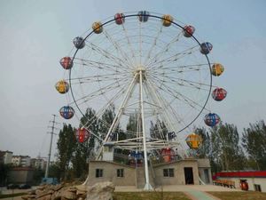 Manège Grande Roue pour Parcs d'Attractions, Jardins de Trampolines, Auto-Scooter en Fibre de Verre, Plastique, Métal et Acier Durables - Product Image 3