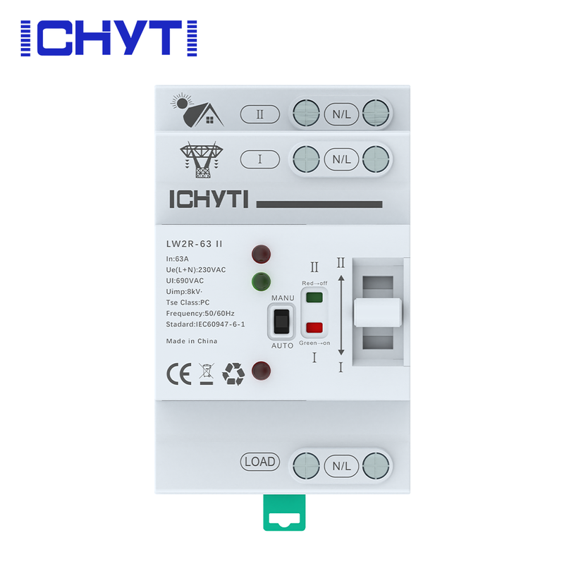 CHYT 220V 2pole 4pole 63A ATS