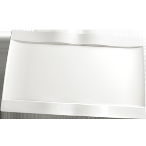 A5 <b>melamine</b> white imitation porcelain plastic <b>plate</b>, large rectangular, suitable for Japanese sushi, barbecue, hot pot, and - Product Image 3