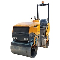 Bomag Bw115 Rouleau d'impact d'occasion 1 tonne 2 tonnes Petit rouleau compresseur avant en acier et arrière en caoutchouc