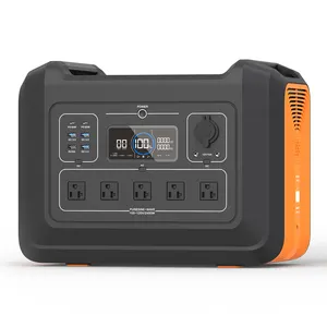 Rechargeable 2400W Tragbare Kraftwerk Outdoor Camping LiFePO4 Battery Portable Power Station AC Peak Power Solar Generator 5 Kw