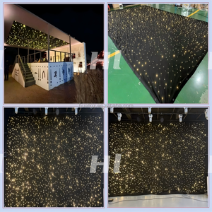 Toile de fond en tissu étoilé LED avec matrice LED Bleu clair Blanc chaud Blanc froid <span class=keywords><strong>pour</strong></span> parc à thème Événements de <span class=keywords><strong>mariage</strong></span> - Product Image 5