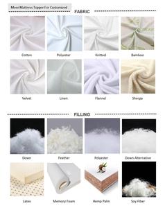 ODM & OEM personnalisé en usine 2 couches doux et confortable duvet de canard <span class=keywords><strong>plume</strong></span> <span class=keywords><strong>d</strong></span>'<span class=keywords><strong>oie</strong></span> <span class=keywords><strong>surmatelas</strong></span> - Product Image 2