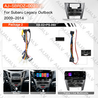 Panel de Acabado para Estéreo de Auto de 12.3 Pulgadas, Unidad Completa para Subaru Legacy Outback 2009-2014 (LHD), Kit de Instalación para Reproductor Multimedia Android