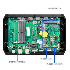 Nouveau mini PC NUC Core I9/<span class=keywords><strong>i7</strong></span> <span class=keywords><strong>1165G7</strong></span>, PC de jeu, DDR4, double RAM, double M.2 NVMe SSD+HDD, 3x4K Display, Windows 10, 3 ans de garantie - Product Image 6